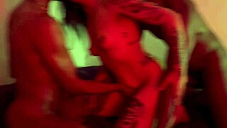 naughty wife takes double penetration from husband's friends while he watches