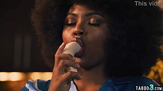 Big Boobed Pregnant Ebony Milf Avery Jane Craves Big White Cock