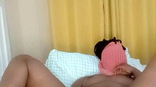 This whore's full pussy display evokes raw emotional exposure