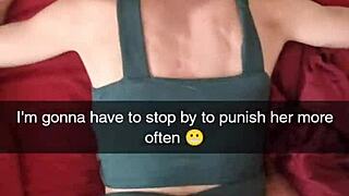 Richelle Rose, the cheating neighbor, gets fucked on Snapchat while her husband is at work