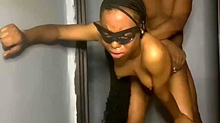 Ebony petite babe loves being used like a sex toy