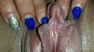 Creampie in my giant clit!