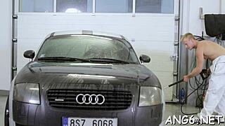 hotty charms the stud by riding his nasty lovestick hard