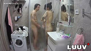 Luuv A Webcam Couples Steamy Homemade Shower A Daily Exhibitionist Thrill