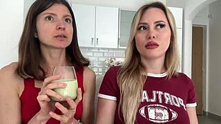 Coffe and Matcha Talk Gina Gerson and Maya Rose Fucking!