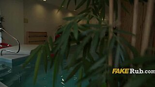 risky poolside sex with an italian cutie... wow, what a wild interview casting!