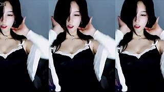 Chinese Girl Dancing Seductively In Traditional Attire