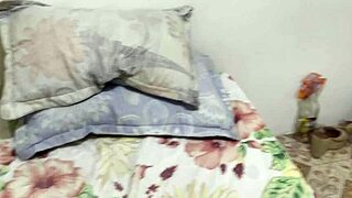 Multi-orgasmic Latin housewife Penelope Olsen squirts and masturbates on camera, craving cock