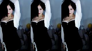 Chinese Girl Dancing Seductively In Traditional Attire