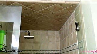 Did you see this adorable brunette beauty take a shower? She's so cute and ready for more.