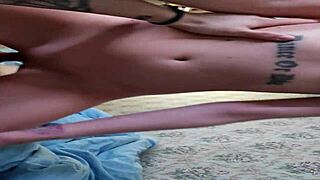 morning quickie with my cute redhead girlfriend riding cowgirl