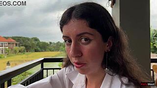 Eating Pizza With Cum On My Face In A Public Cafe