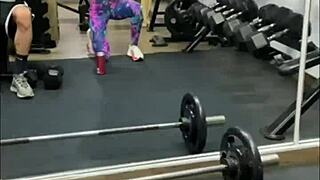 while training, i fucked her hard and came in her mouth