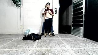 First day of school, they sneak behind to suck and finger each other 😈