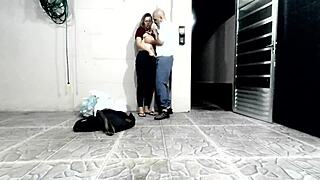 First day of school, they sneak behind to suck and finger each other 😈