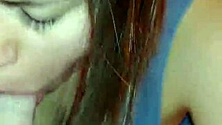 The cheating married slut says, 'I snuck over for a big oral creampie while my husband sleeps in bed'