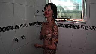 Queen Kimi sneaks in some anal fun and blowjobs backstage between shoots