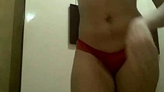 Pimentinha Dany teases with a seductive striptease, ripping clothes off slowly