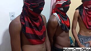 suruba with flamengo fans in crossdressing fetish fun