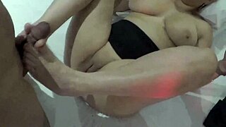 sliding my small part on his rod without sheath