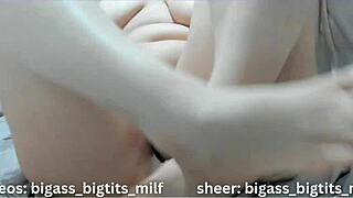 She masturbates in her cozy pajamas