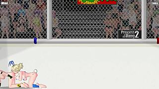 I watch Mimi battle Rena in Princess of the Ring 2