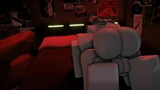 relaxing fun in her room during sunset