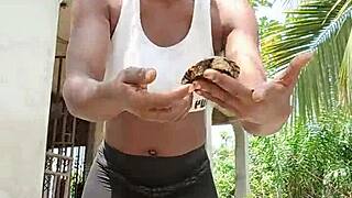 Can you believe Crazybitch got a tortoise as a gift from her favorite fan? She loves anal play.