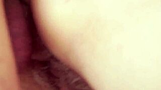 Hairy granny intensely banged by young repairman in rough doggystyle session