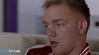 Lucky Stepson Assists Gorgeous Stepmom