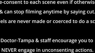 Become the doctor in Tampa giving freshman mandatory Hitachi orgasm - Lotus Lain