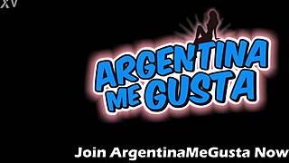 Beautiful PAWG babe with puffy tits and round ass in plaid skirt