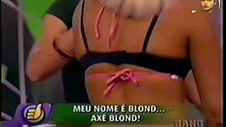 team axe blonde strip super positive brazilian tv show featuring undressing scenes