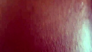 Fucking My Big Booty Ebony Bitch With Monster Cock In Ass And Pussy