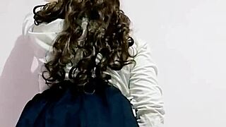 Stepsister Provokes With Short Uniform Skirts