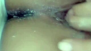 Watch explosive squirting orgasm burst forth!