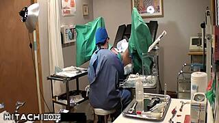 freshman angel oaks gets hitachi orgasm from tampa doctor