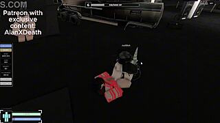 Discovering this precious girl unleashed wild fucking passion in the Roblox Criminality condo