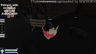 Discovering this precious girl unleashed wild fucking passion in the Roblox Criminality condo