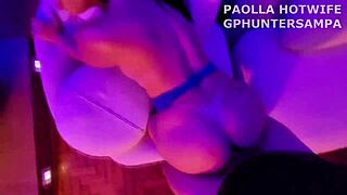 paolla hotwife mommy fucks masked naughty wife eater come to red 😈