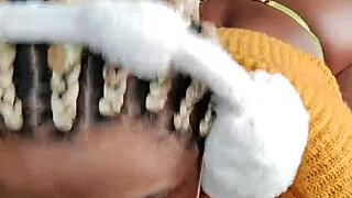 putinha latina swallows dildo deep