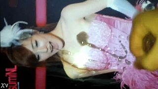 Cumming on Tiffany Lady Marmalade!