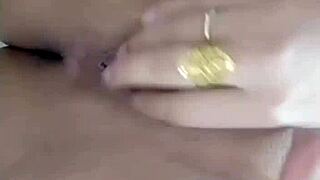 Watch explosive squirting orgasm burst forth!