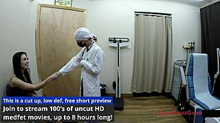 Blair Celeste's Yearly Physical Exam With Nurse Fetish