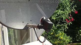 the neighbor with big ass and saggy tits visits often