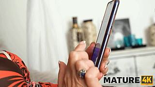 mature4k charmer enjoys sex and takes cock in pussy