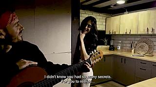 Bigboobs colombian skinny surprises with music and big cock alicia trece - mike zander