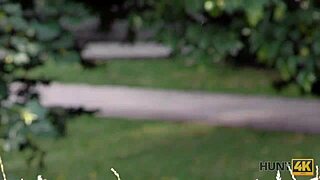 Hunt4k ella casi pierde su billetera pero encontr� sexo alocado