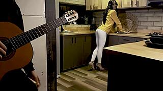 Bigboobs colombian skinny surprises with music and big cock alicia trece - mike zander