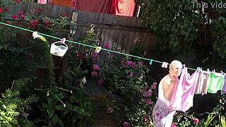 the neighbor with big ass and saggy tits visits often